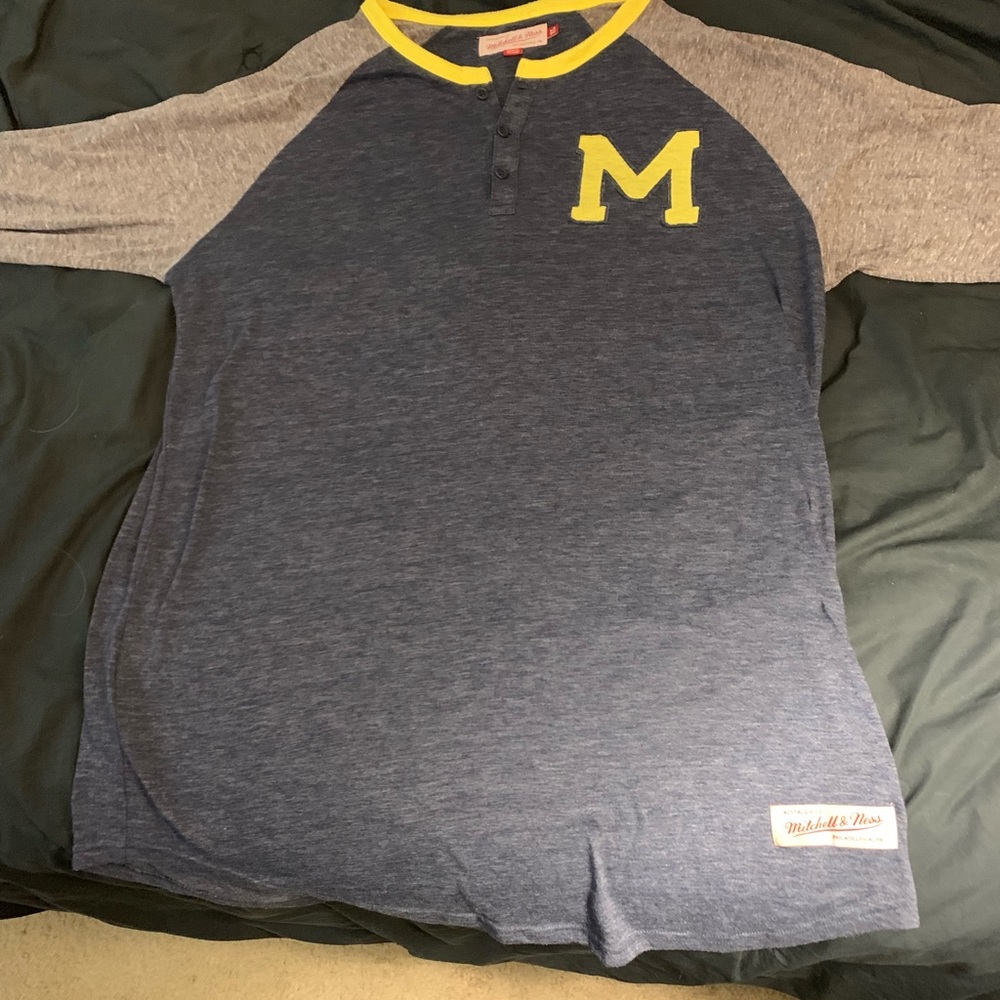 Michigan Wolverines Mitchell & Ness XL Baseball